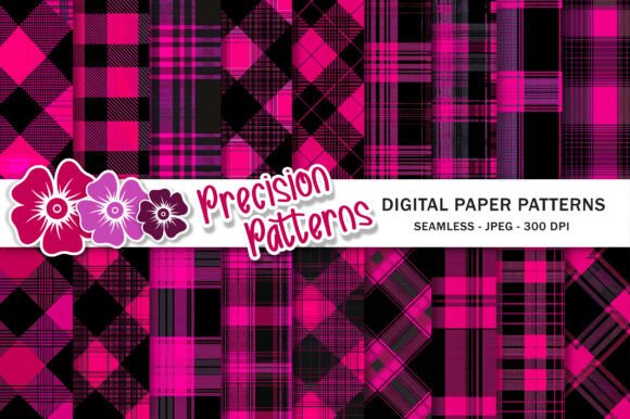 Elevate Designs with Pink and Black Tartan Plaid