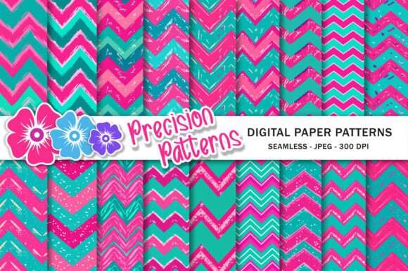 Evaluating Pink and Teal Chevron Patterns for Modern Creative Projects