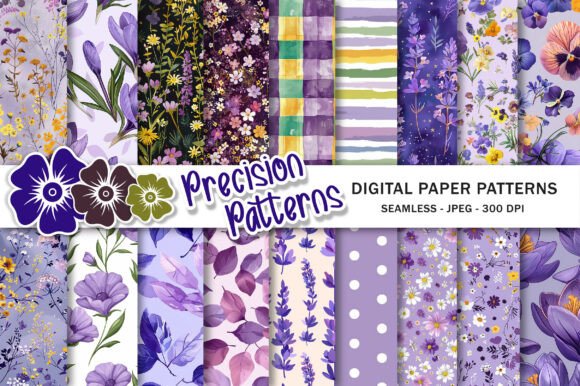 Evaluating the Purple Floral Seamless Pattern for Digital and Print Projects