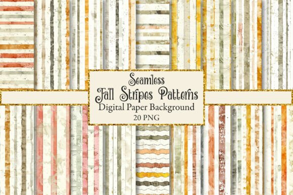 Evaluating Watercolor Fall Stripes Seamless Pattern for Creative Projects