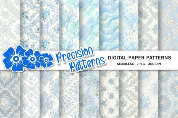 Harmony Basic Pastel Blue Digital Pattern Guide