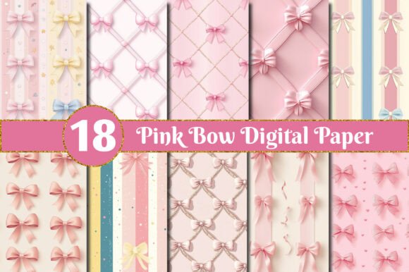 Pink Bow Digital Paper: Creative Uses & Ideas