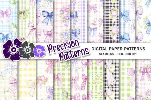 Preppy Coquette Gingham Bow Pattern Guide