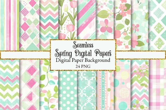 Spring Digital Papers: Fresh Designs for Modern Creators