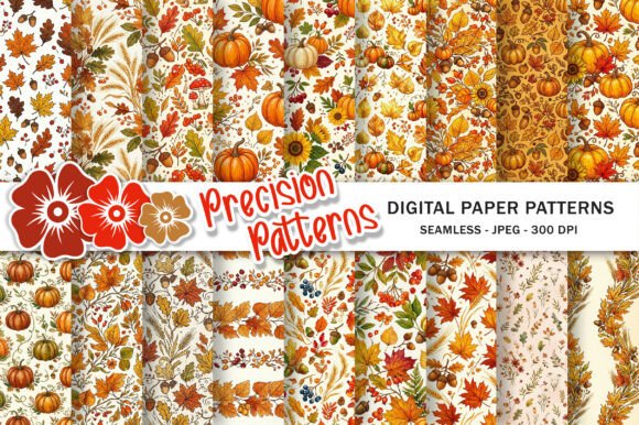 Strategic Implementation of Fall Pumpkin Pattern for Brand and Creative Success
