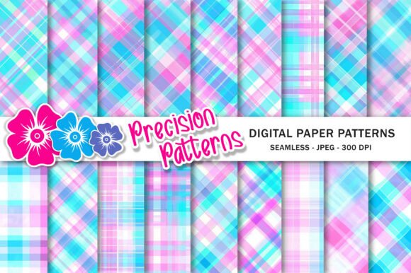 Unlock Creativity with Pastel Pink and Blue Plaid Patterns