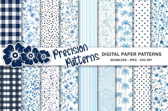 Unlocking Creative Potential with Coquette Blue Toile Digital Paper