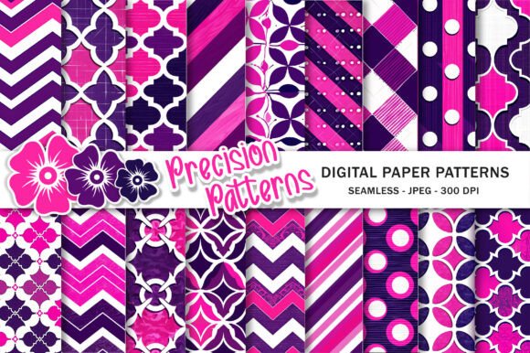Unlocking Creative Potential with Fuchsia Purple Digital Papers
