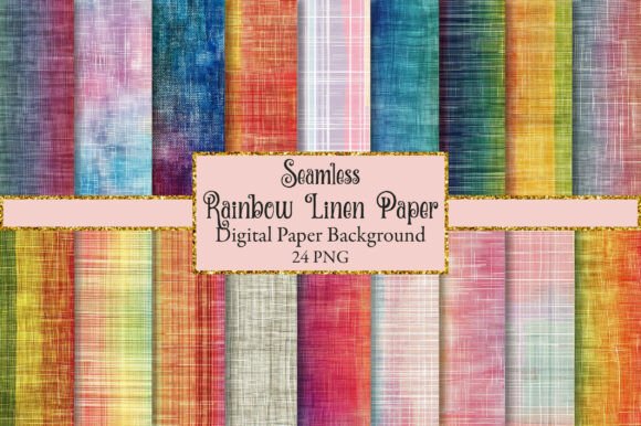 Unlocking Creative Potential with Rainbow Linen Digital Paper