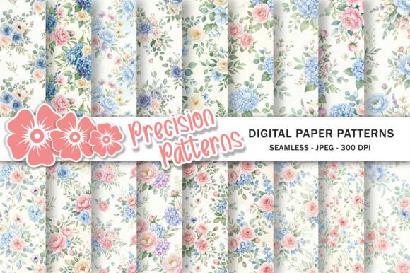 Unlocking Creative Potential with the Floral Dreams Digital Paper Pack