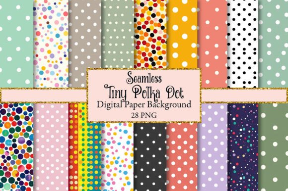 Unlocking Creative Potential with Tiny Polka Dot Digital Paper