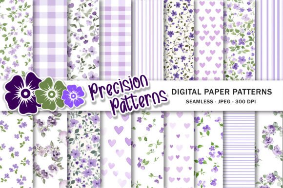 Unlocking Creativity: A Comprehensive Guide to Violets Floral Heart Digital Paper