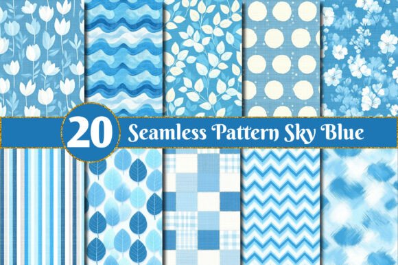 Unlocking Creativity: The Ultimate Guide to Sky Blue Seamless Patterns for Digital and Print Projects