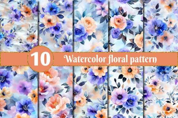 Unlocking Creativity with 10 Watercolor Floral Pattern Collections